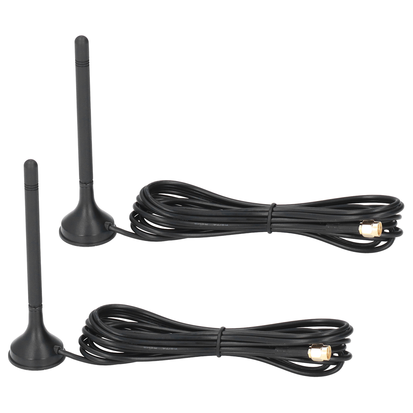 2 Stück Saugnapfantennen, Hohe Verstärkung, 2,4 Ghz, 3 Dbi, Wasserdicht, Sma-stecker, Antennen Für Router-wlan-module