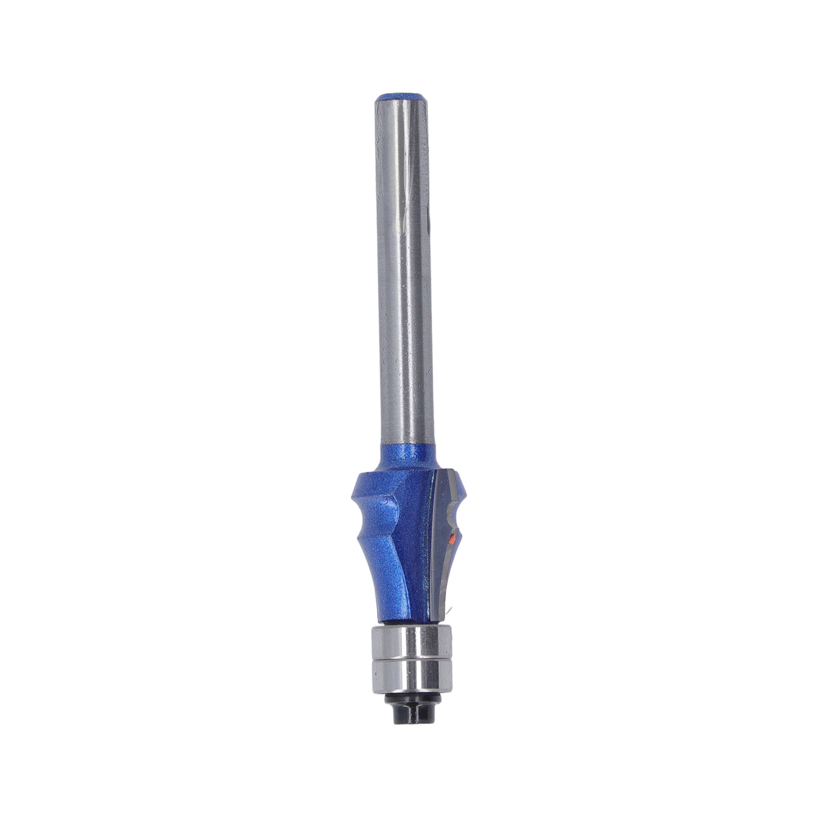 Bündigfräser Mit Doppellager, 1/4"-schaft, Professionell, Flash Silver Blue Line, Für Holzbearbeitung, Oberfräse, 1/4 X R1,5