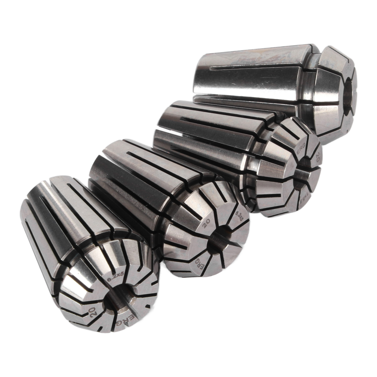 4-teiliges Spannzangenfutter-set Aus Hochkohlenstoffhaltigem Stahl Mit 4 Backen Und Guter Griffigkeit, Federspannzangen-set Für Cnc-schleifmaschinen Und Graviermaschinen