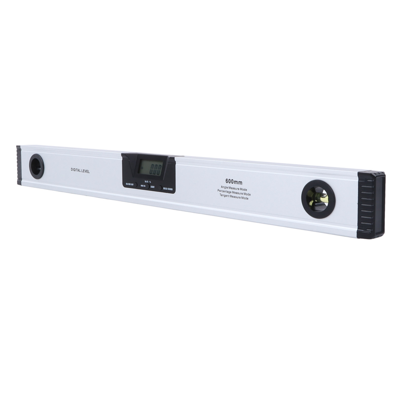 Shsiwi Starke Magnetische Digitale Wasserwaage Mit Hoher Genauigkeit, Industriellem Lcd-display Und Hintergrundbeleuchtung, Aluminiumlegierung, 600 Mm