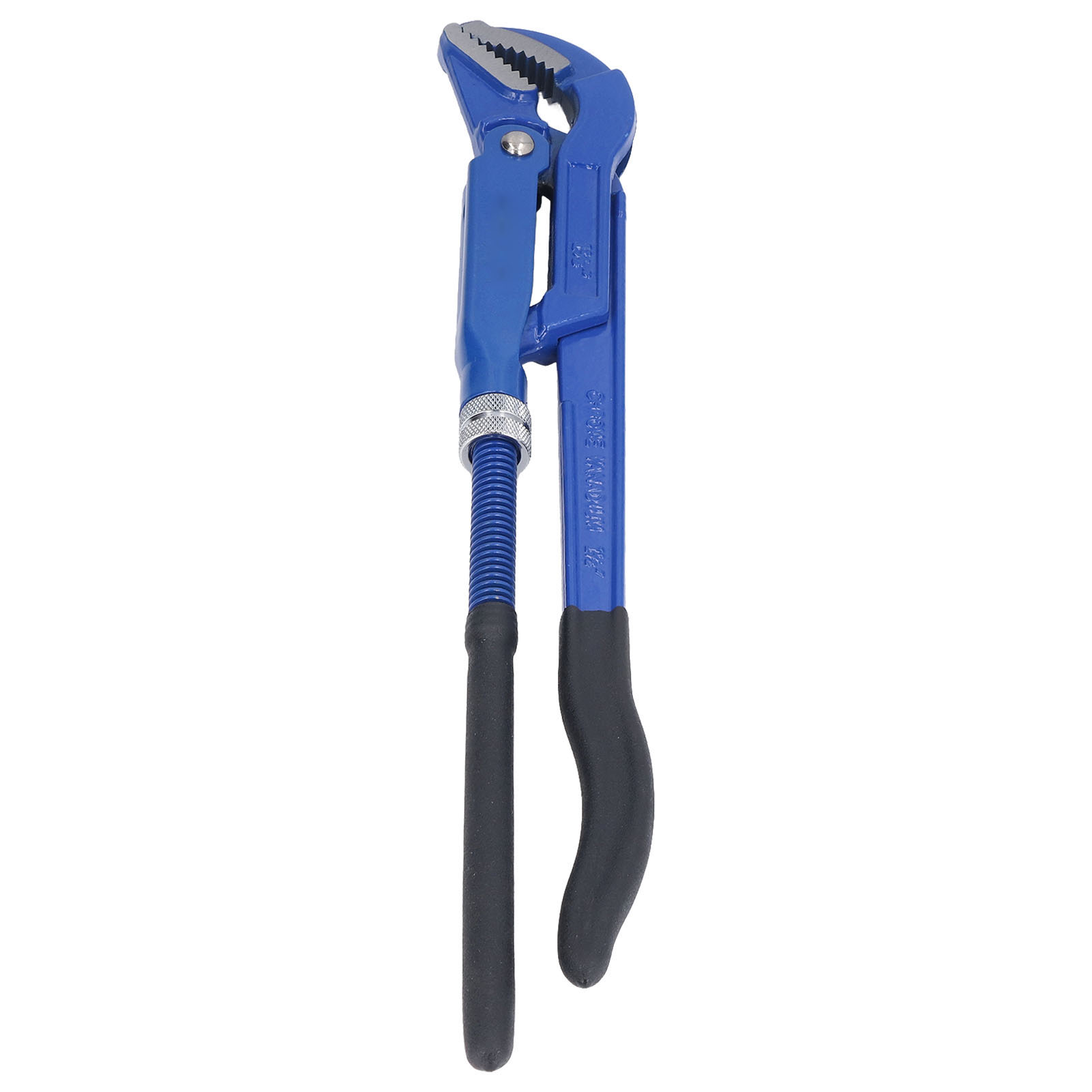 Universal-rohrzange, Metrisch, 45° Gebogen, Aus Hochkohlenstoffhaltigem Stahl, Für Badezimmer-sanitärinstallationen, Klemme 1,5 Zoll (0–100 Mm Öffnung)