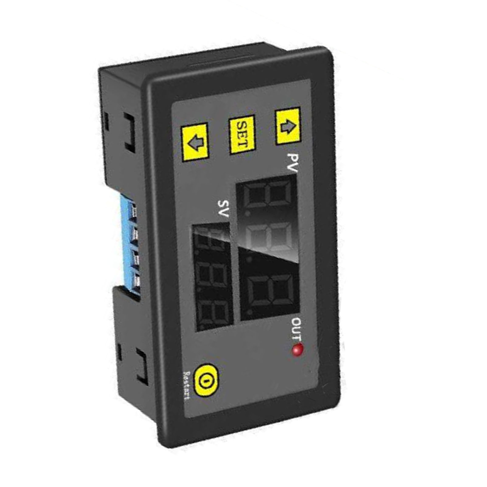 Zeitrelaismodul Dc 12v Dual-display Digitalzyklusverzögerungsschalter-controller Voltmeter 20a