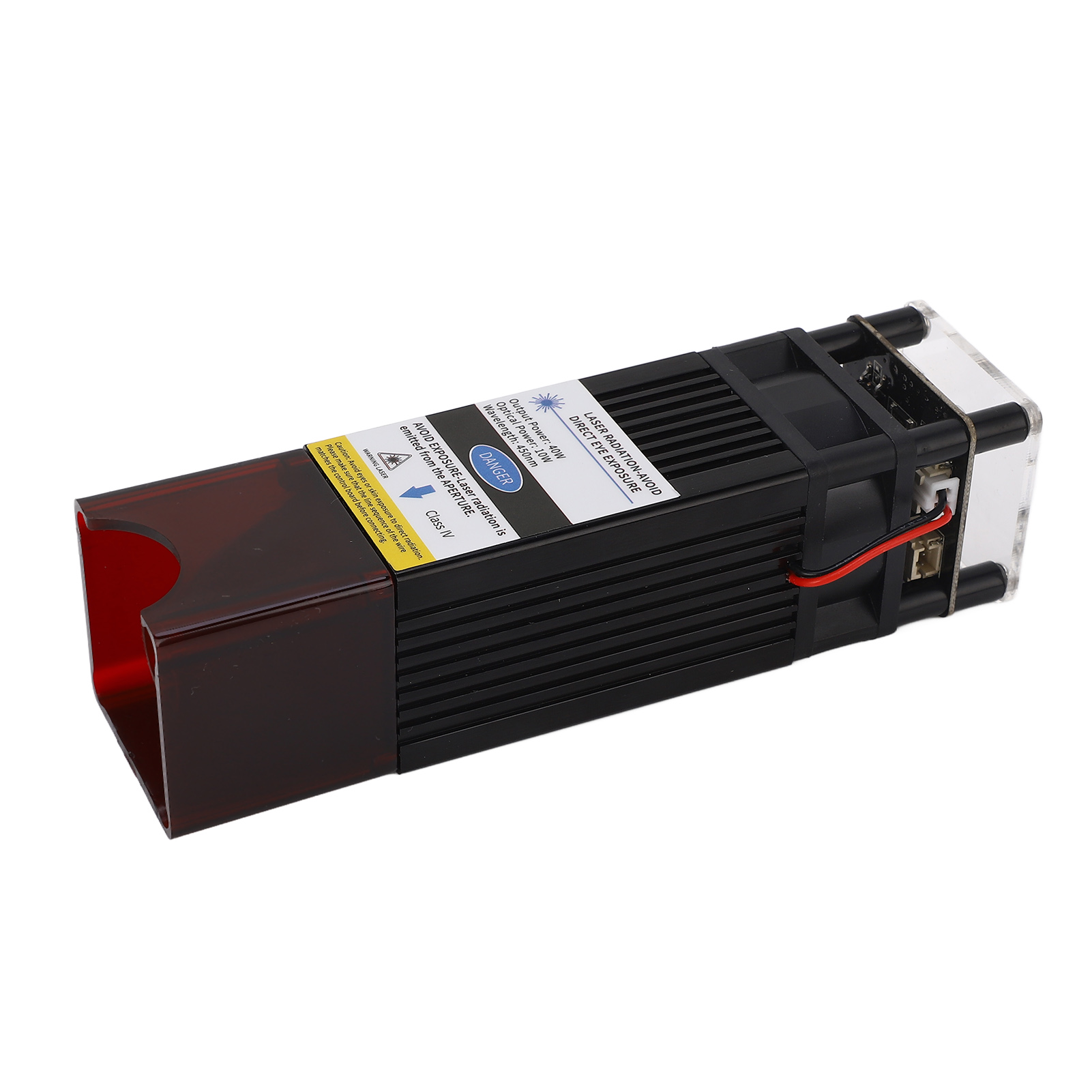 Lasergravurmodul 40w 450nm Hohe Schnittgeschwindigkeit Augensicherheit Leiser Betrieb Cnc-lasergravurmodul 12v