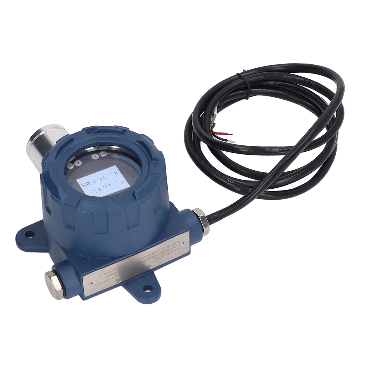 Temperatur- Und Feuchtigkeitssensor, Explosionsgeschützt (ip66), Rs485-anschluss, Lcd-anzeige, Industrieller Temperatur- Und Feuchtigkeitstransmitter, Dc 12–26 V