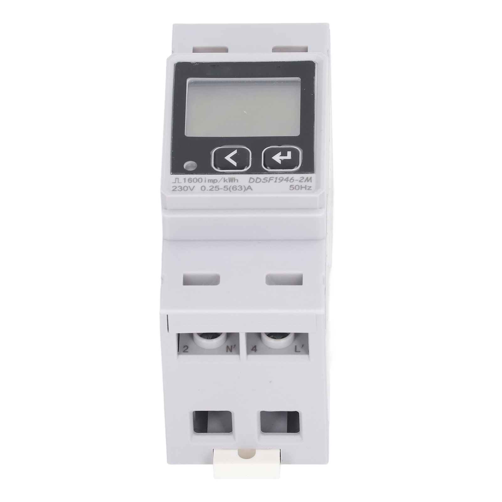 Digitaler Energiezähler Zur Din-schienenmontage Mit Lcd-anzeige, 230 V