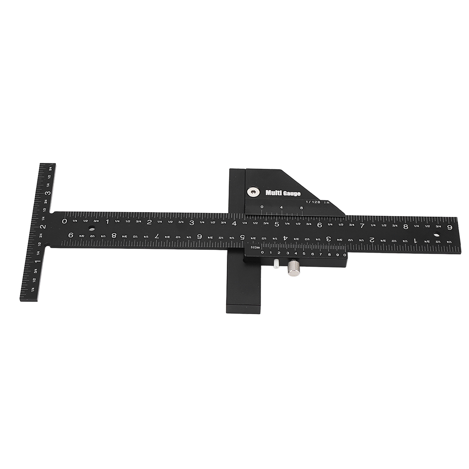 0 Bis 250 Mm, 10 Zoll T-förmiges Holzbearbeitungslineal Aus Aluminiumlegierung Mit Doppelfunktion: Anreißlineal Und Markierungsstift