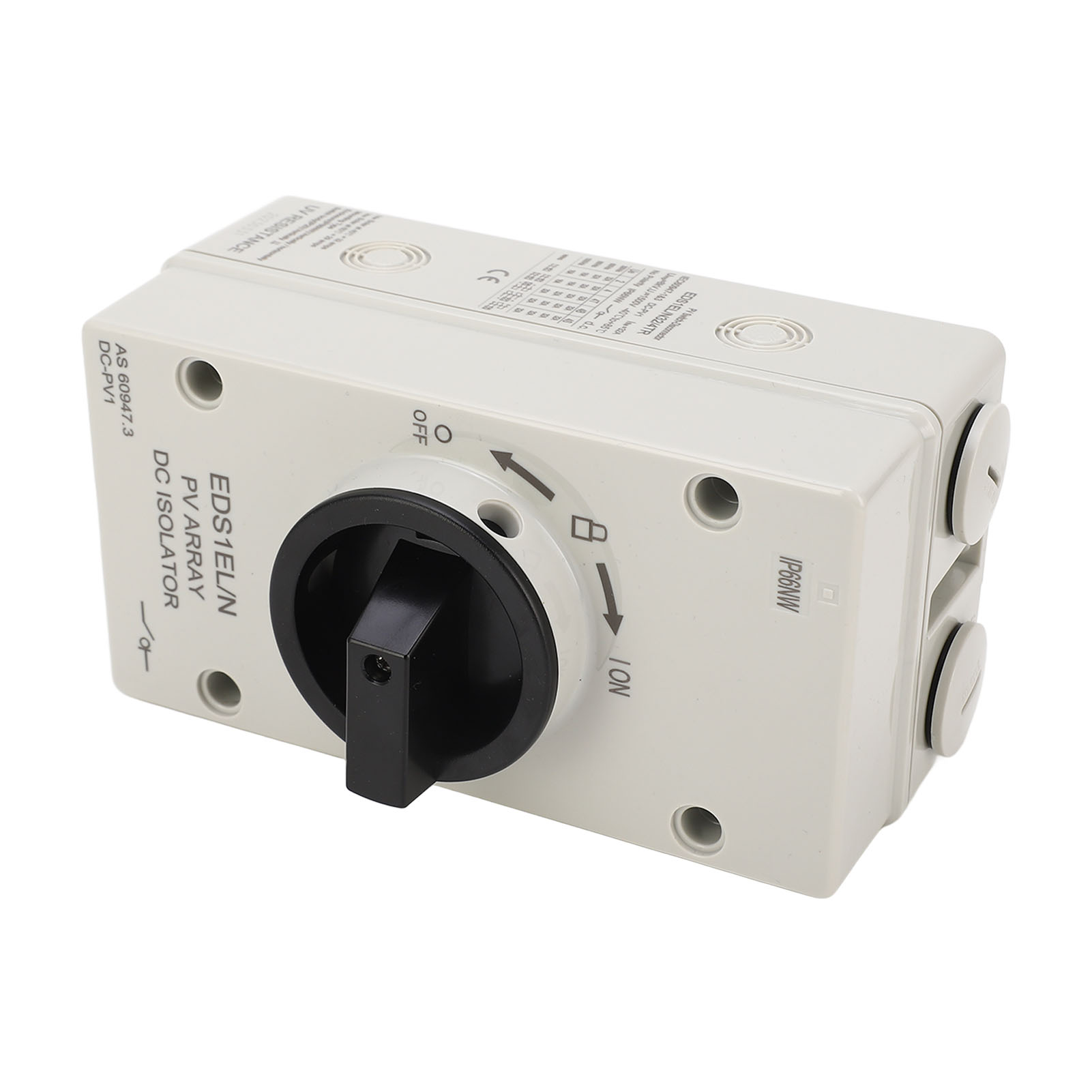 Pv-dc-trennschalter 32 A Ip66 Wasserdicht Flammhemmend Photovoltaik-schnelltrennschalter 1000 V