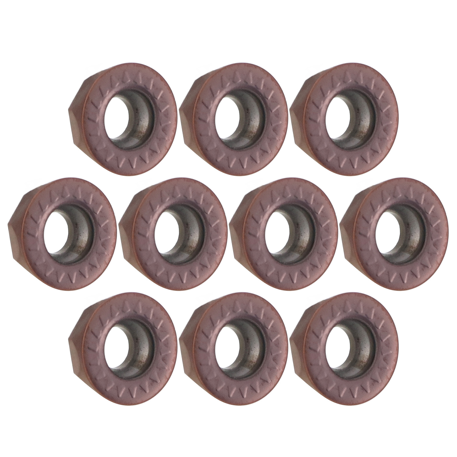 10 Stück Cnc-hartmetall-wendeschneidplatten, Indexierbare Rundfräseinsätze, Drehmaschinen-schneidwerkzeug, Clip-typ