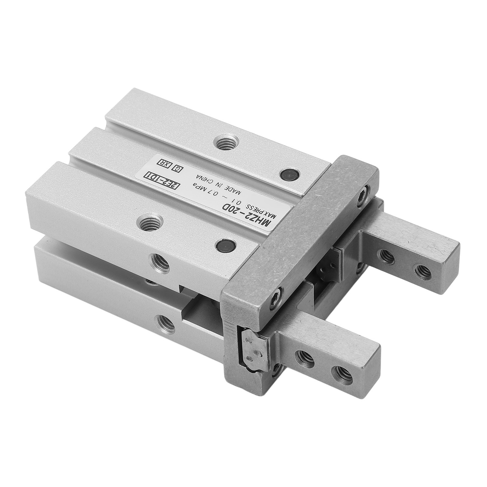 Luftpneumatischer Parallelgreifer Typ Smc, Kleiner Fingerzylinder, Einlass- Und Auslassbohrung, Gewinde M5x0,8 Mm