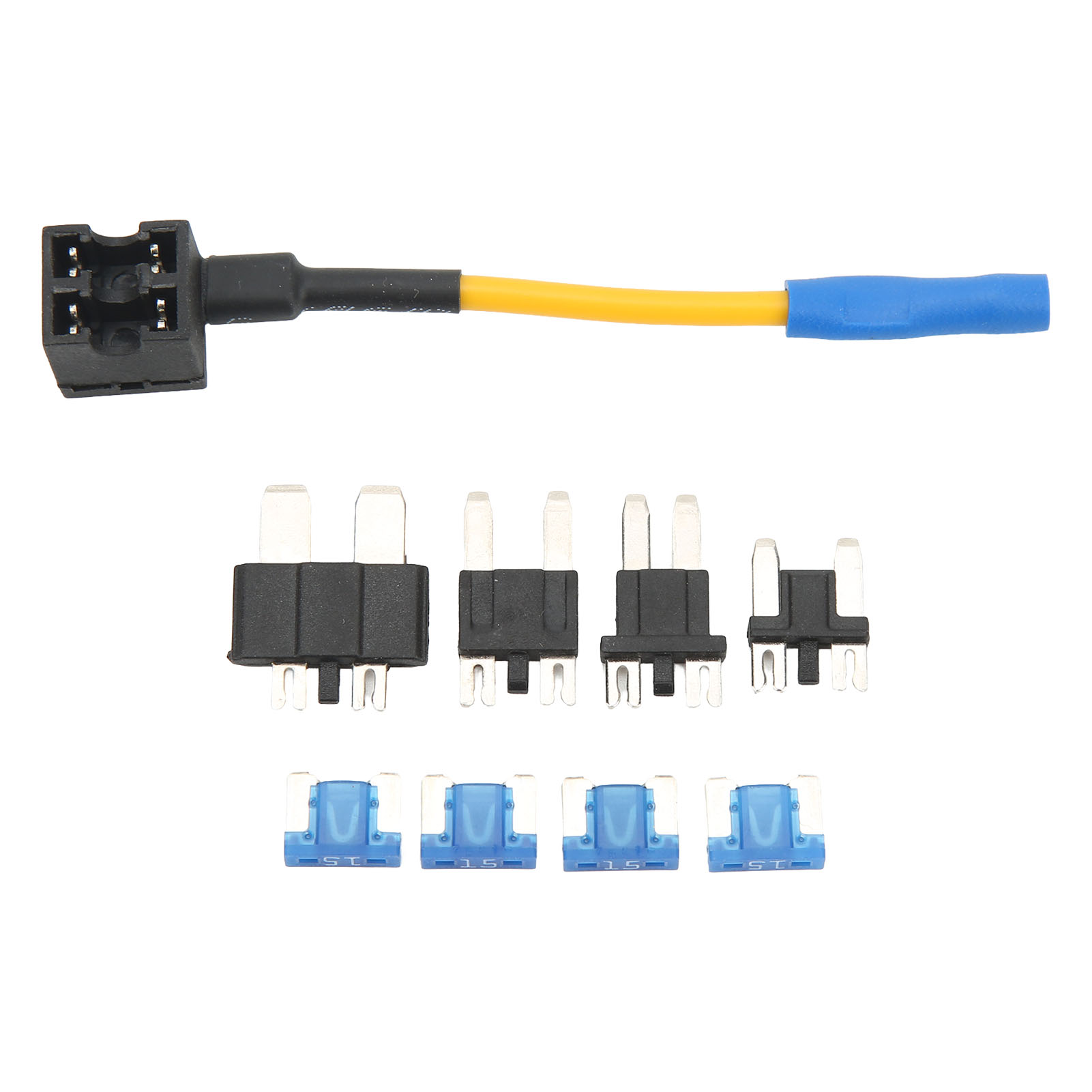 Kfz-sicherungsadapter Mit Hoher Leitfähigkeit, Zerstörungsfreie Modifikation, Flachsicherungshalter-kit 14awg 32v