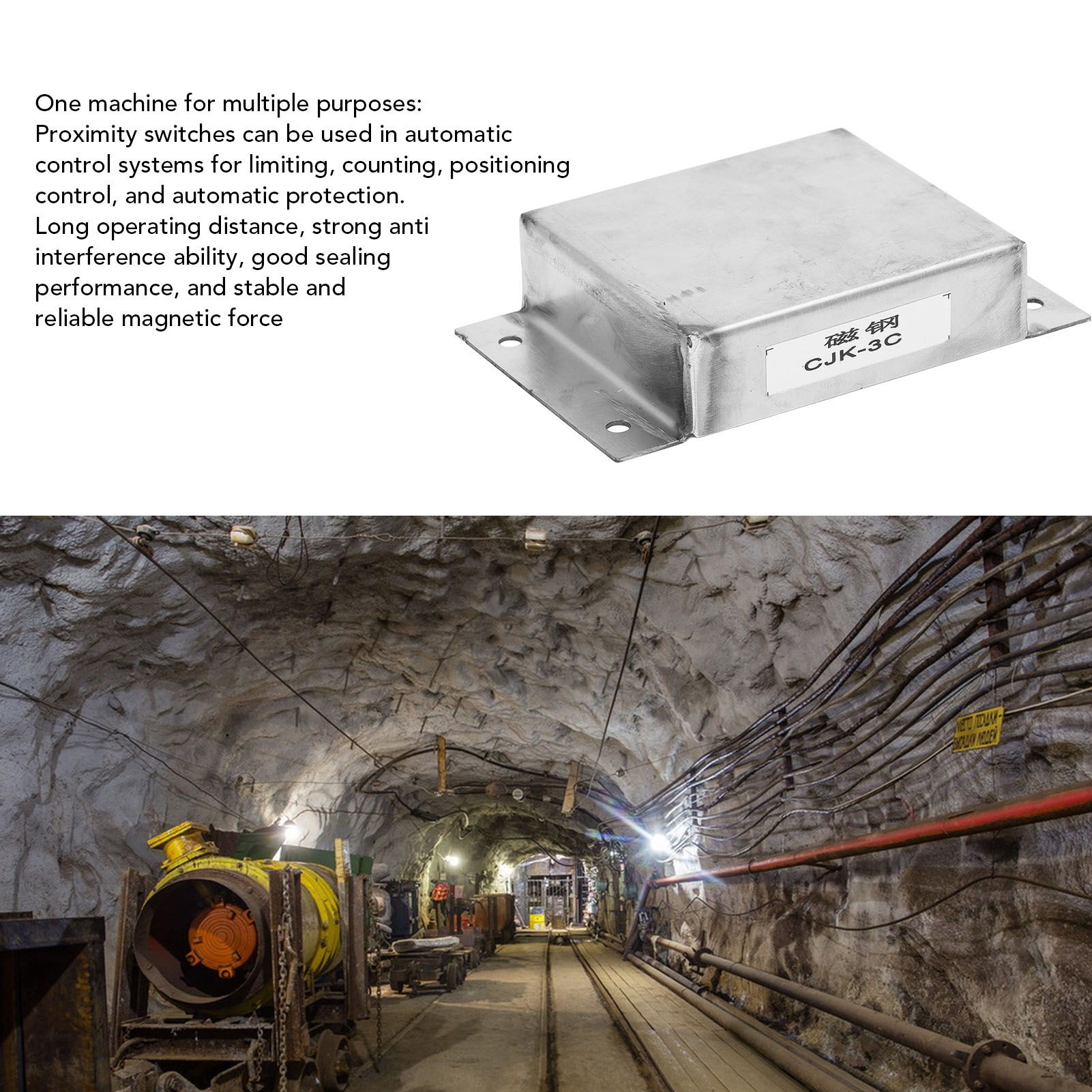 Magnetischer Kontaktschalter, Störungsfreier Und Stabiler Magnetschalter Für Automatische Steuerungssysteme Im Bergbau Und In Hebezeugen, 24 V Dc