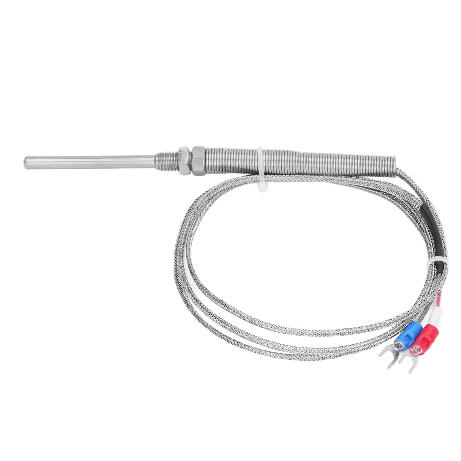 Thermoelement Typ K, Temperaturfühler Aus Edelstahl 304, 5 X 50 Mm, M8-sonde, Thermoelement Mit Isolierung, 2 M / 78,7 Zoll