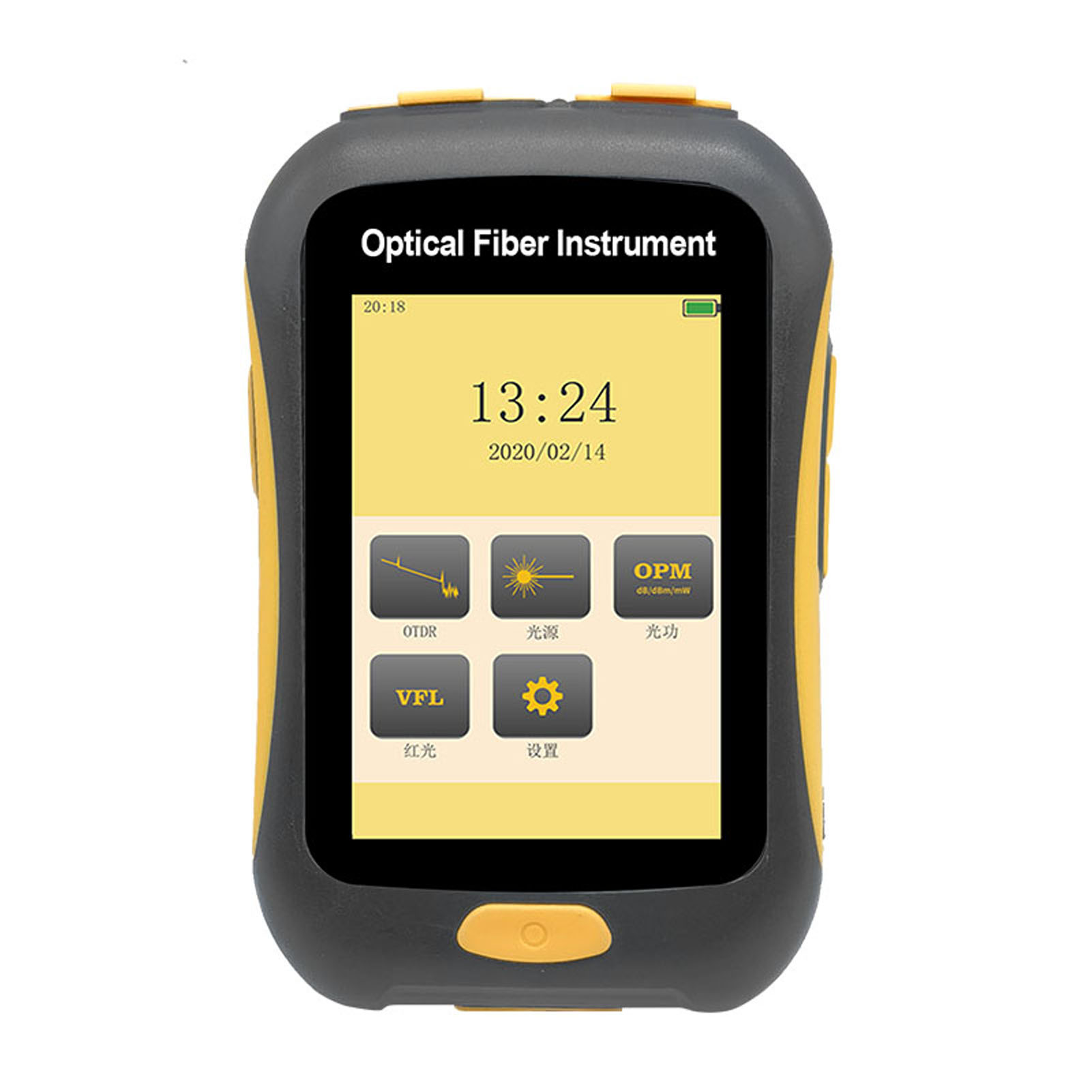 Otdr-glasfasertester, 1550 Nm, Optisches Zeitbereichsreflektometer, 3,5-zoll-lcd-touchscreen, Fehlerortungsgerät, 110–220 V, Eu-stecker