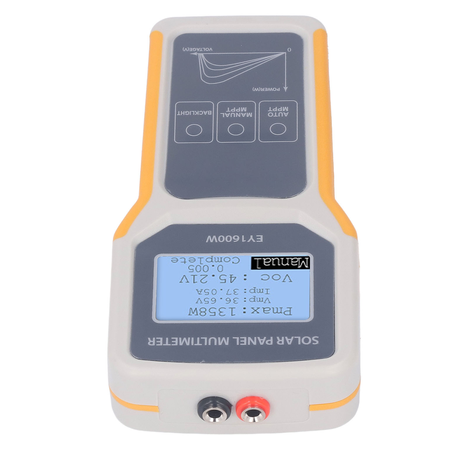 Mppt-tester Für Solarmodule 5–1600 W, 0–60 A, Photovoltaik-multimeter Mit Anschlusskabel 12–60 V