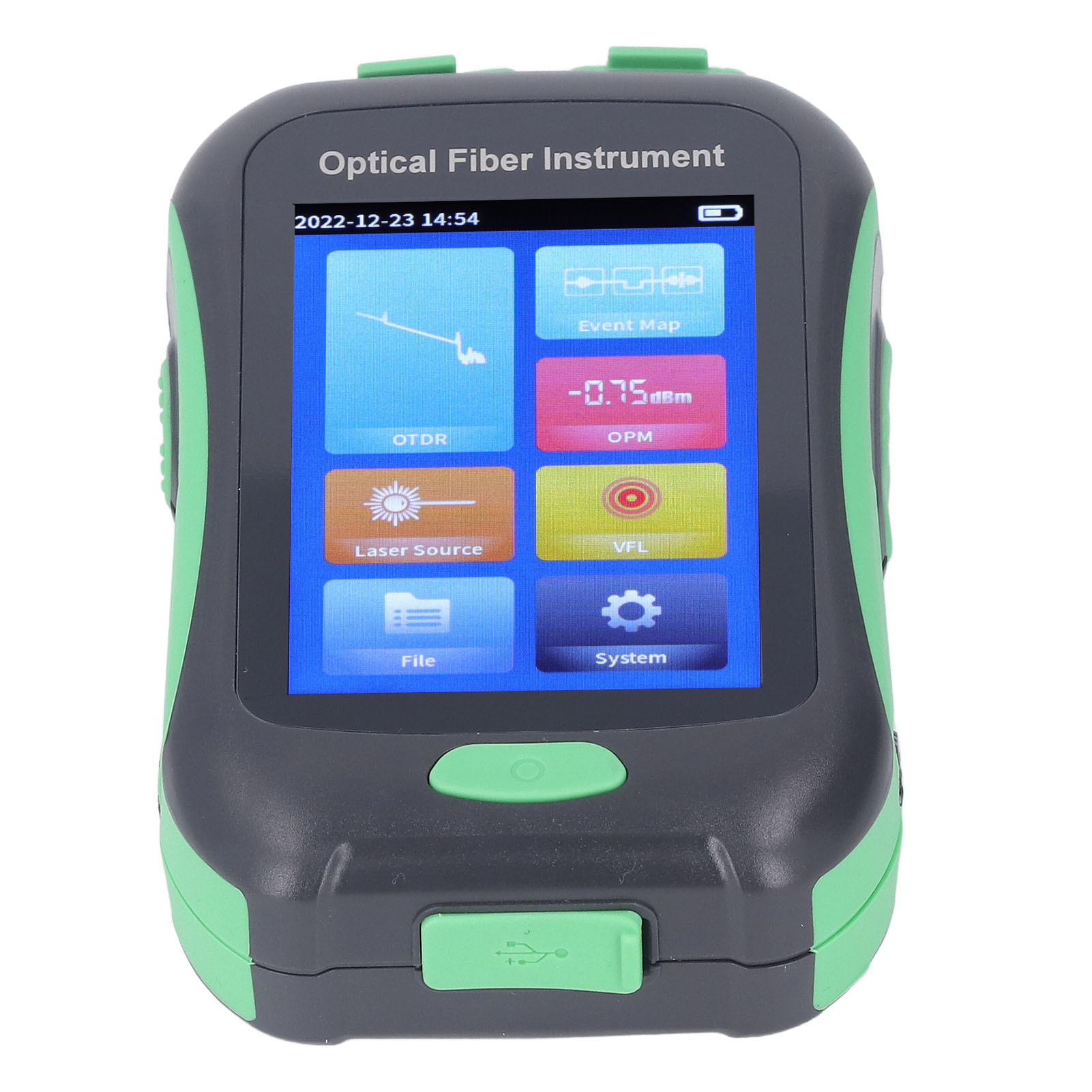 Fc Lc Adapter Otdr Glasfaser-tester 1550 Nm 20 Db 3,5-zoll-display Optisches Zeitbereichsreflektometer 100–240 V Eu-stecker