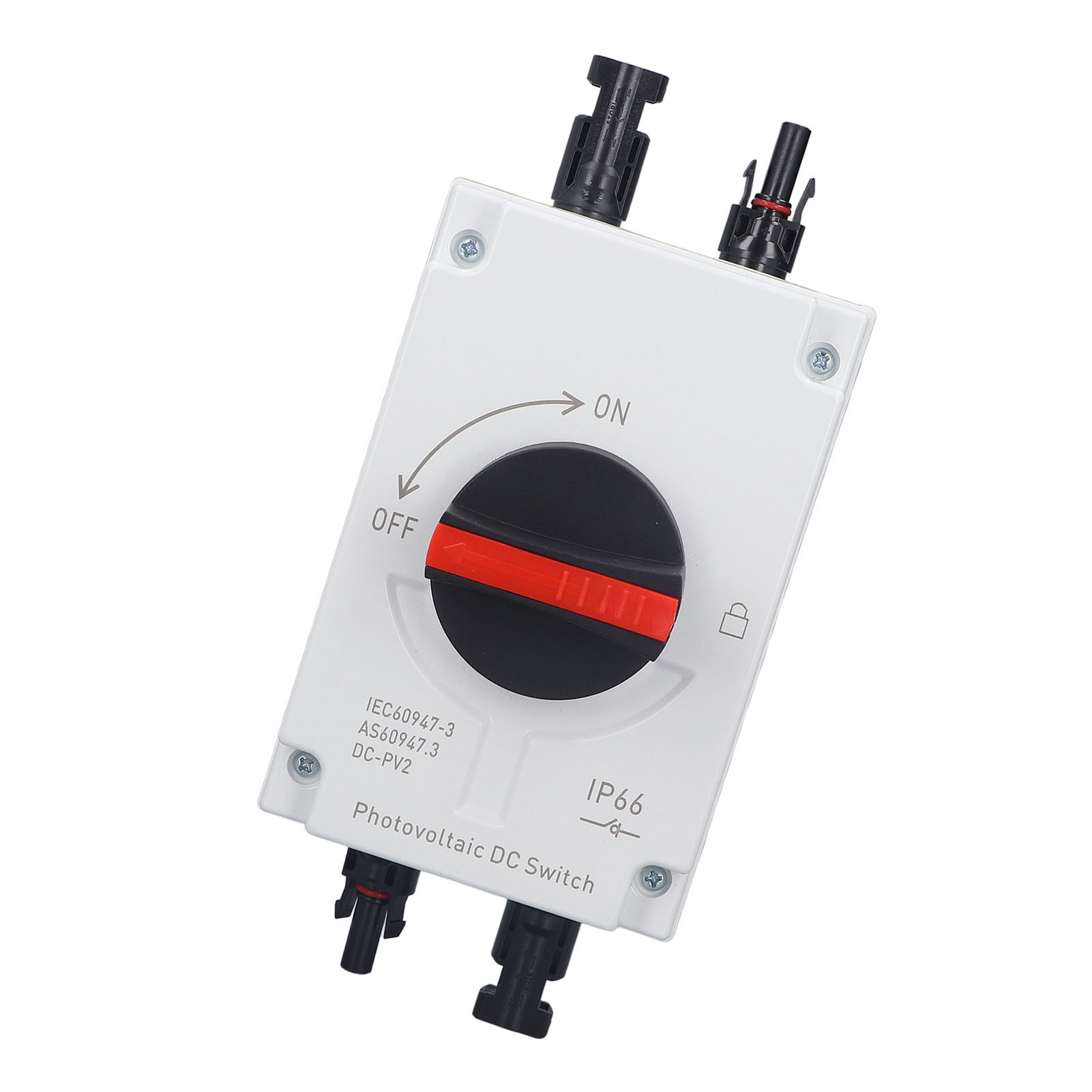 4-poliger Solar-trennschalter, Photovoltaik-schaltungstrennschalter Für Stromversorgungssysteme, Ip66 Wasserdicht, Dc 1200 V, 40 A