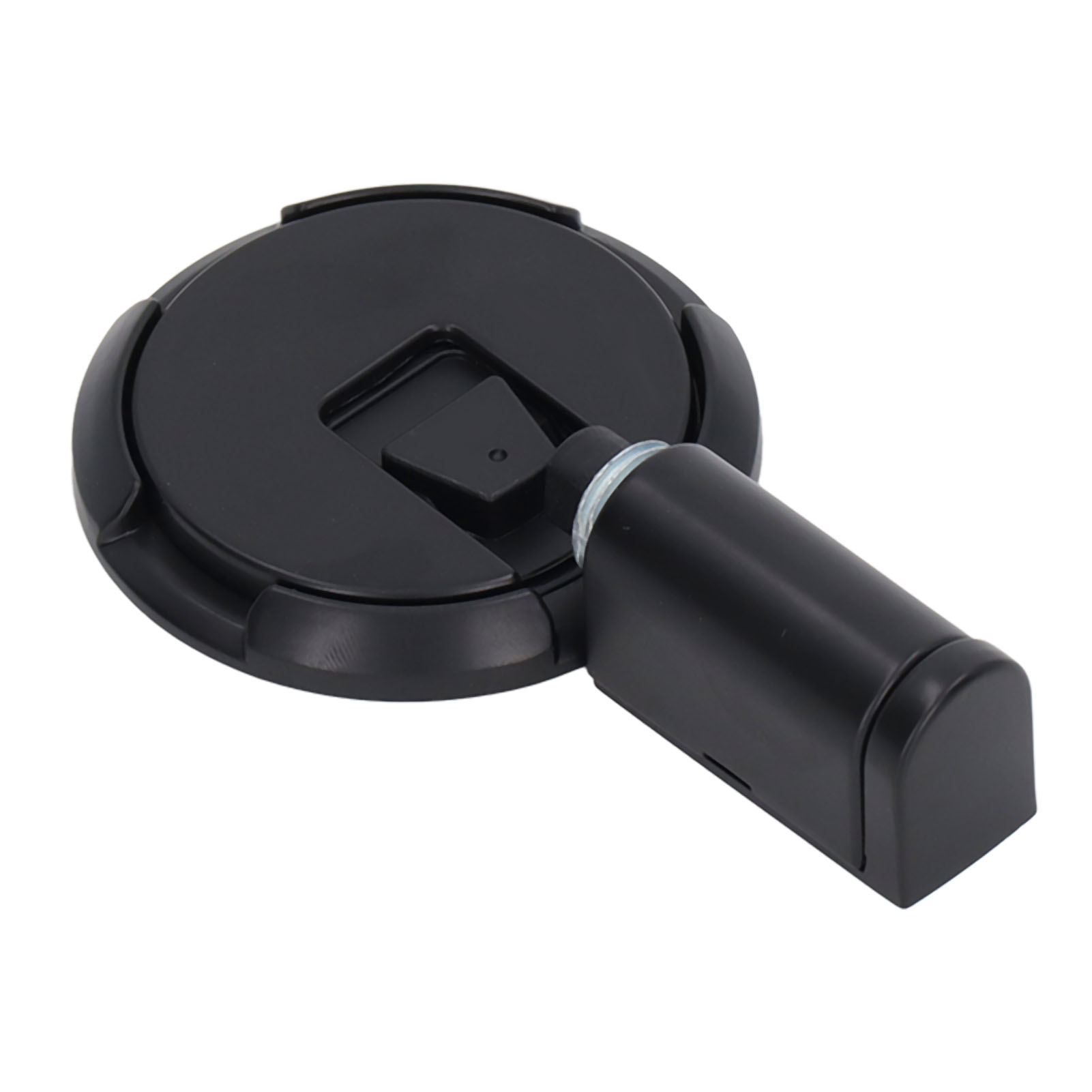 Türstopper Aus Zinklegierung Mit Saugnapf, Nicht Magnetisch, Höhenverstellbar, Schwarz