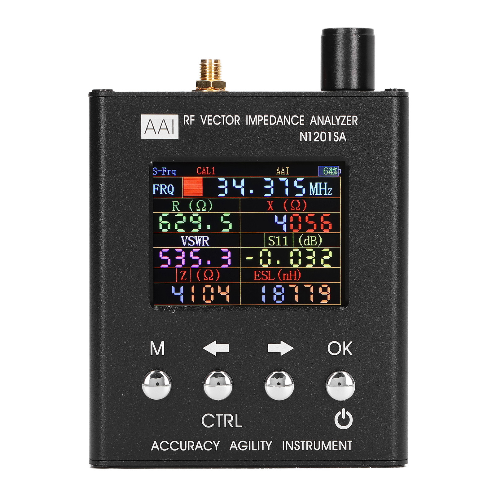 Hf-vektorimpedanzanalysator Mit 2,4-zoll-bildschirm, Ant-swr-antennenanalyse-tester, Usb-ladefunktion, 137,5 Mhz–2700 Mhz