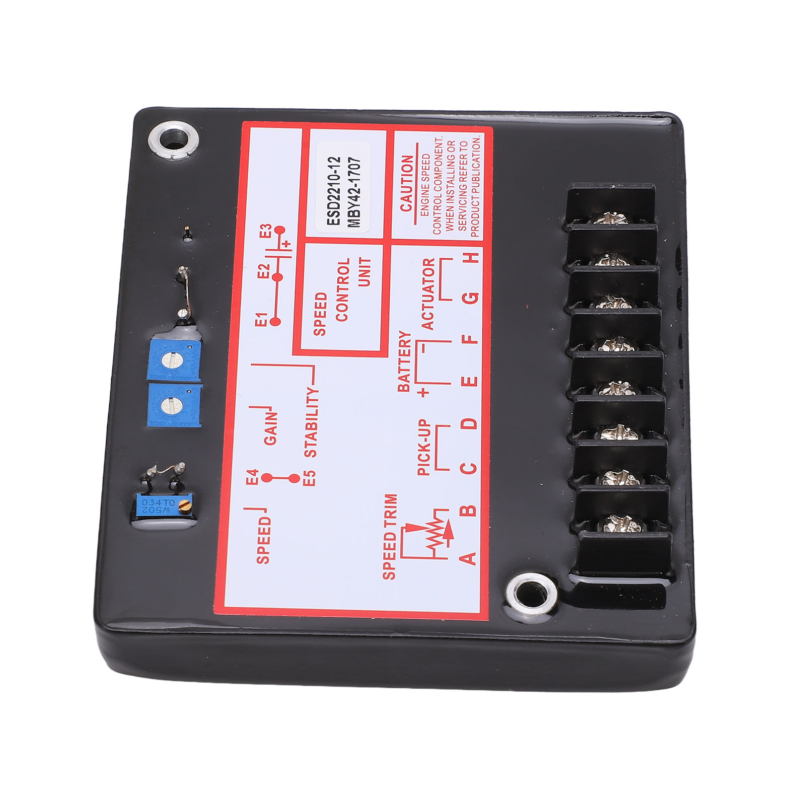 Esd2210 12 Generator-motorregler-bedienfeld Elektronischer Stromaggregat-drehzahlregler Dc12‐24v
