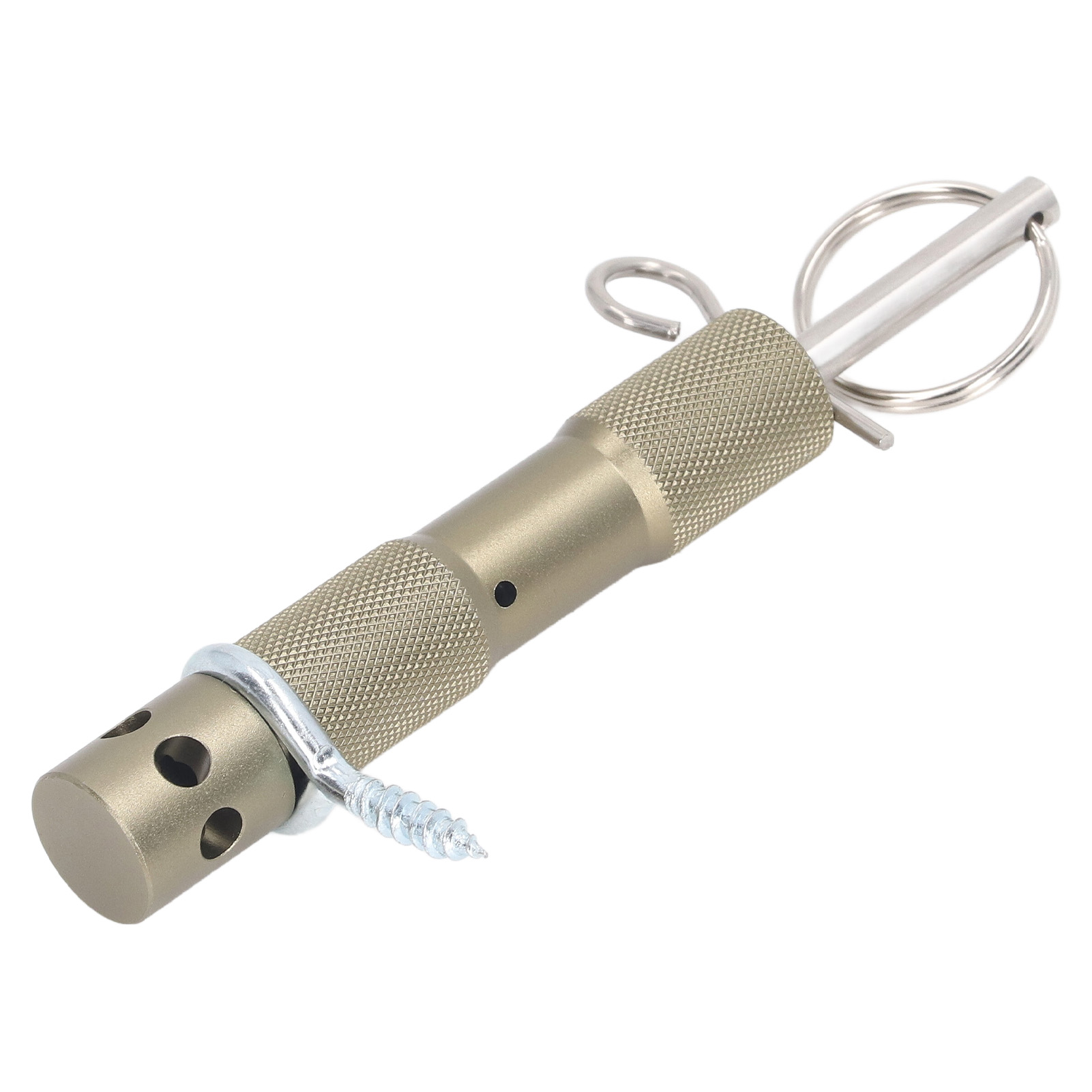 Perimeter-auslösealarm Aus Aluminiumlegierung Mit Federmechanismus, Auslösedraht-sicherheitsvorrichtung Für Zuhause, Outdoor, Camping, Grün