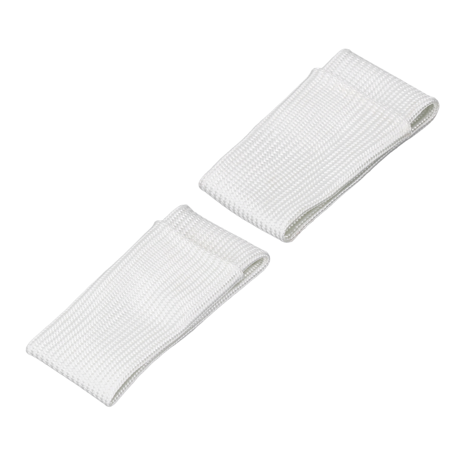2 Stück Glasfaser-fingerlinge, Wärmeisolierend, Fingerschutz Für Wig-schweißer, Größe Xl/l, Weiß