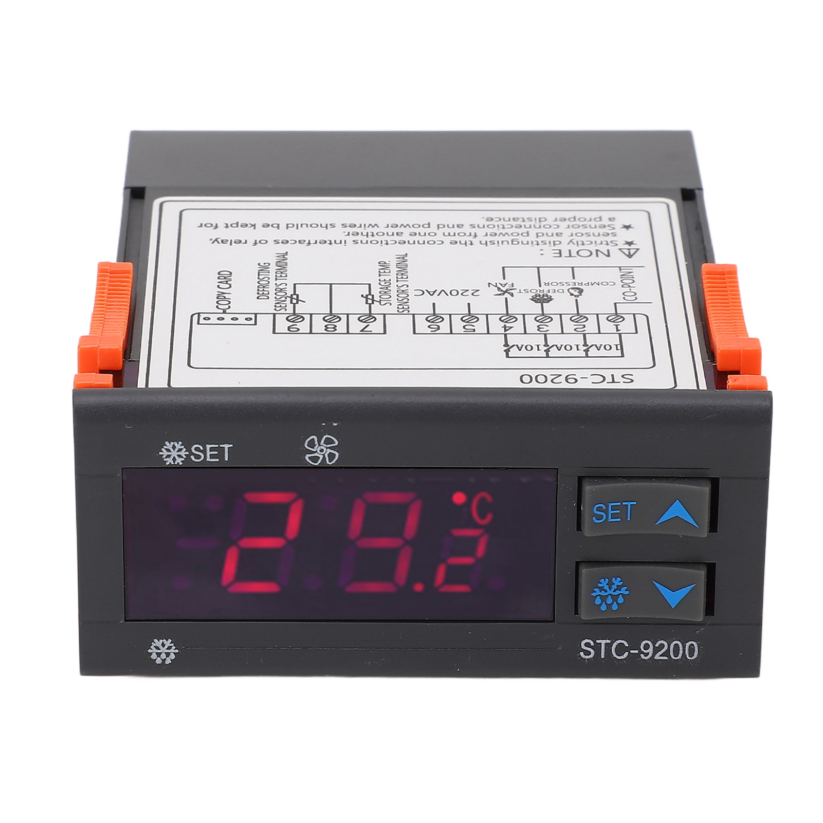 Digitaler Temperaturregler Mit Dual-sensor Und Led-anzeige Für Kühl- Und Gefrierschränke (220 V Ac)