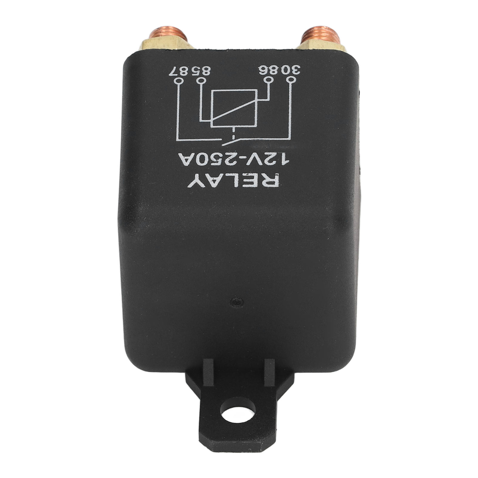 Anlasserrelais, 4-polig, Normalerweise Offen, Edelstahl-messingspule, Hohe Anlassleistung, 250 A, 12 V