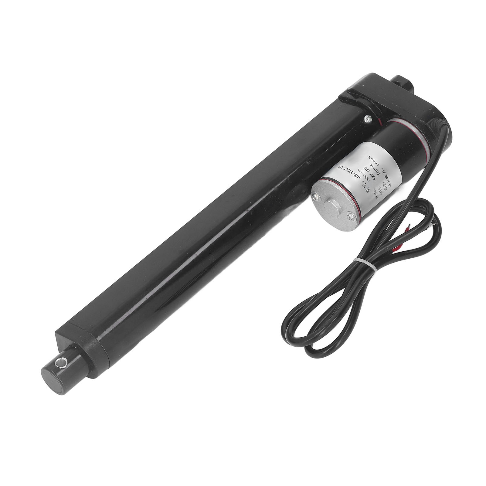 Schwarzer Elektrischer Linearantrieb Ip65 1000n Metallgetriebemotor Linearantrieb Für Massagesessel 200mm Hub 12v Linearantrieb