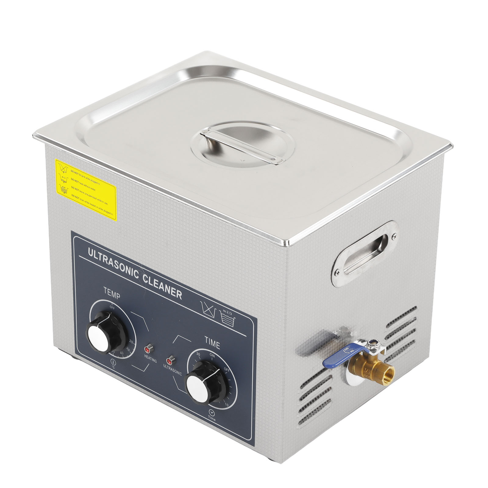 10-liter-ultraschallreinigungsgerät, Heizleistung Einstellbar, Ultraschallwaschmaschine Mit Korb, Eu-stecker 220–240 V