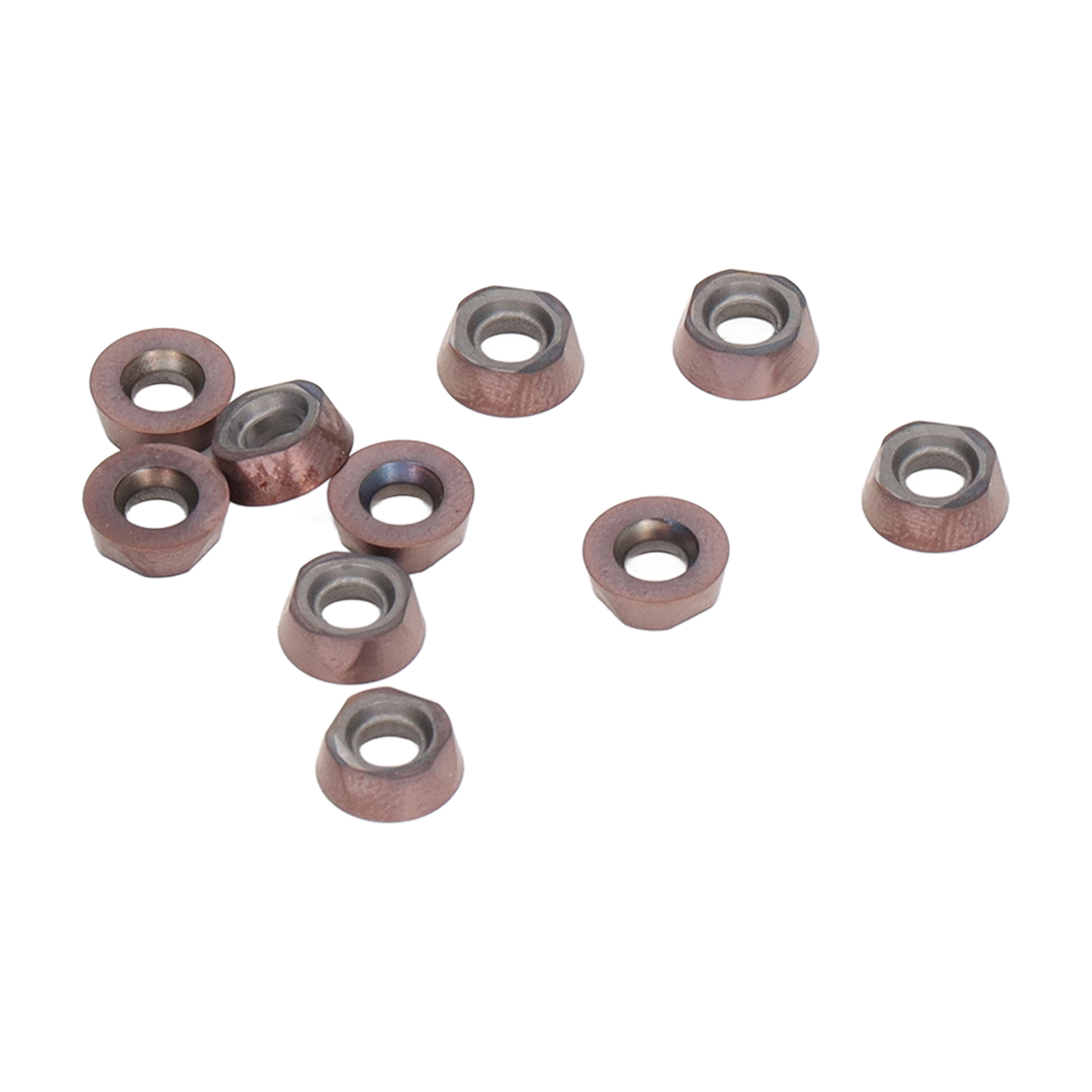10-teiliges Set Aus Wendeschneidplatten Aus Hartmetall Für Drehmaschinen, Fräsmaschinen Und Cnc-werkzeuge Zum Austausch (rpmw08t2moe-p)