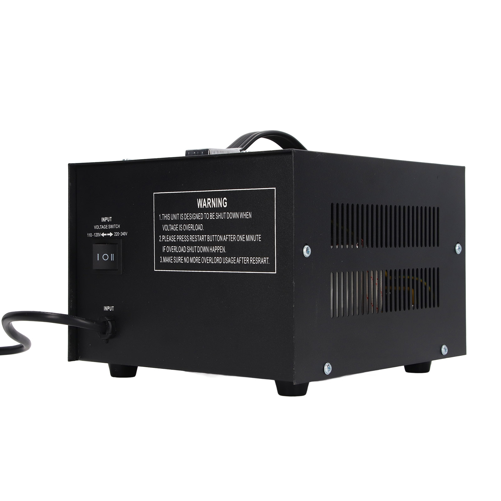 Aufwärts-/abwärtstransformator, Gehäuse Aus Eisen, Abs Und Reinem Kupfer, 2000 W, Hochleistungs-spannungswandler 110–120 V / 220–240 V, Eu-stecker