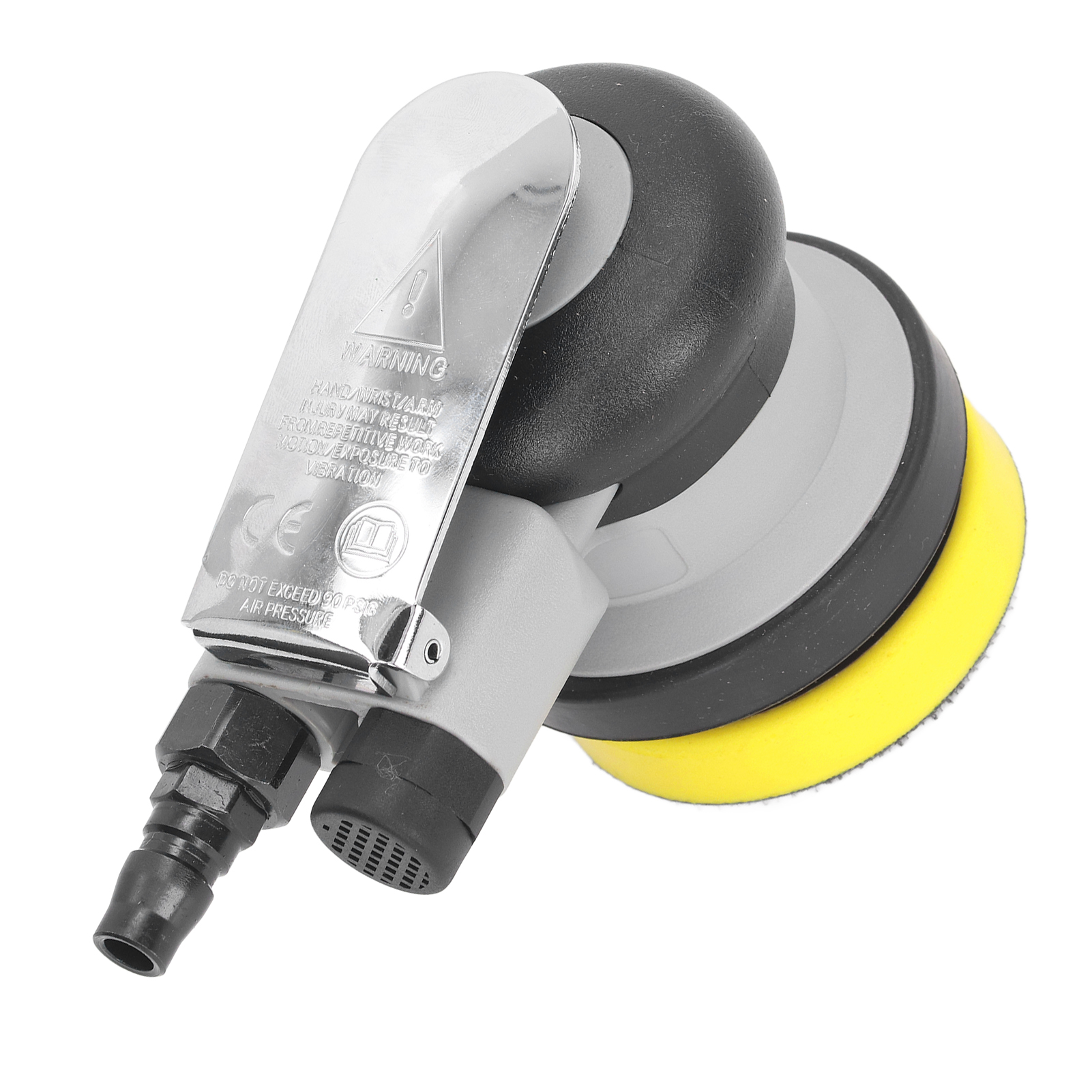 12000 U/min 3-zoll-druckluft-exzenterschleifer Zum Polieren Von Legiertem Stahl, Rostentfernung, Pneumatischer Handschleifer Für Automöbel