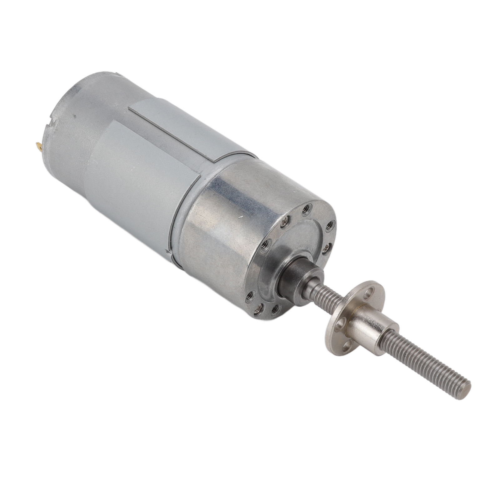 Gleichstrom-getriebemotor, Gehäuse Aus Aluminiumlegierung, Spule Aus Messing, Rechts-/linkslauf, Mit Flansch, 12 V Dc, M6, 320 U/min