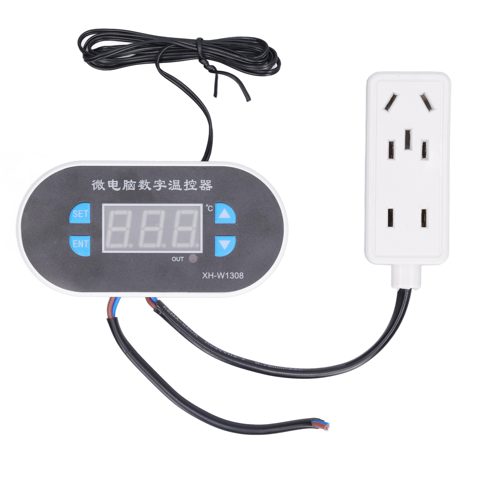 Digitaler Temperaturregler Mit Led-anzeige, Heiz- Und Kühlfunktion, Thermostat-steuerschalter Mit Wasserdichter Sonde, 110–220 V
