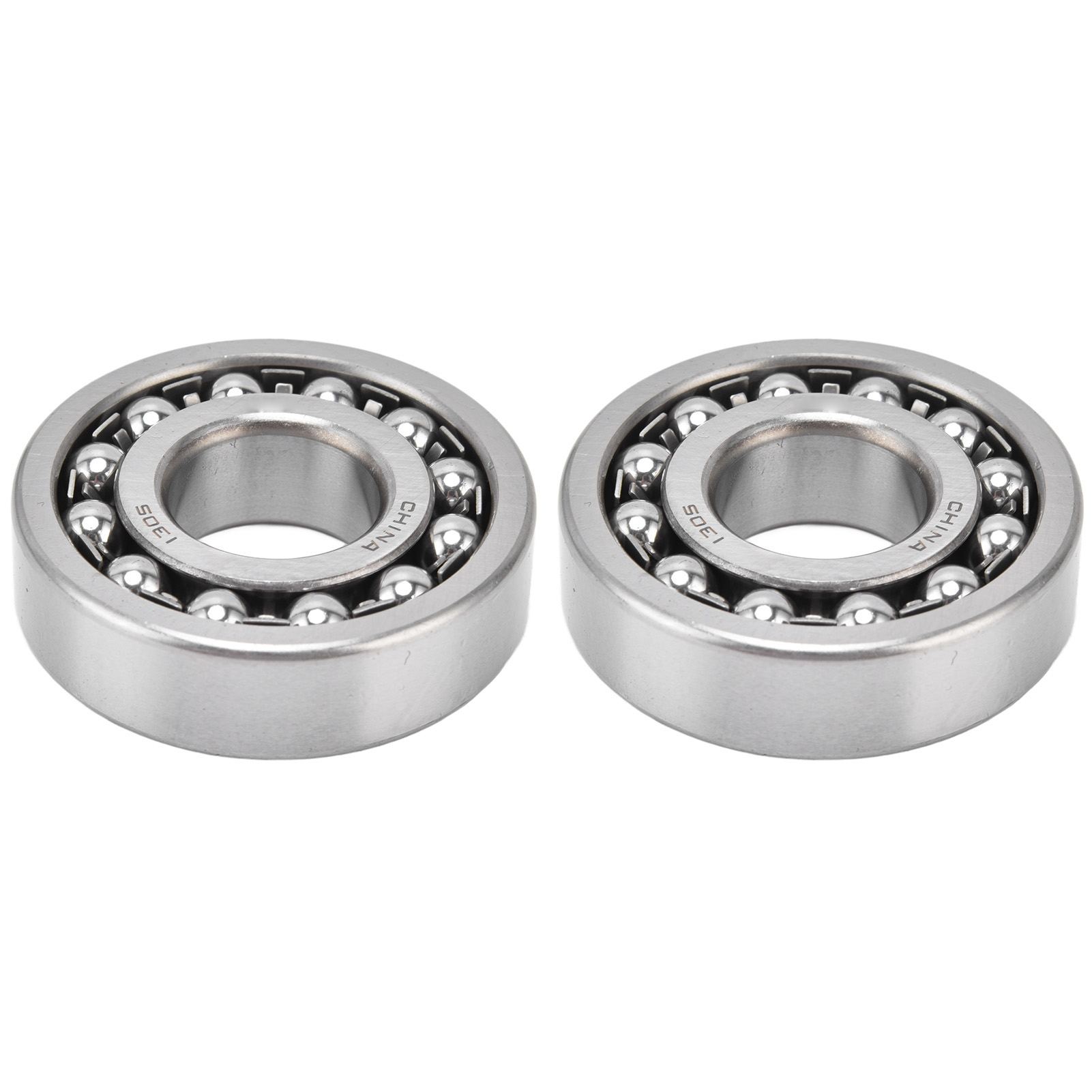 2 Stück Pendelkugellager 2-reihig Radial Rostfrei Geräuscharm Zubehörset Kit1305