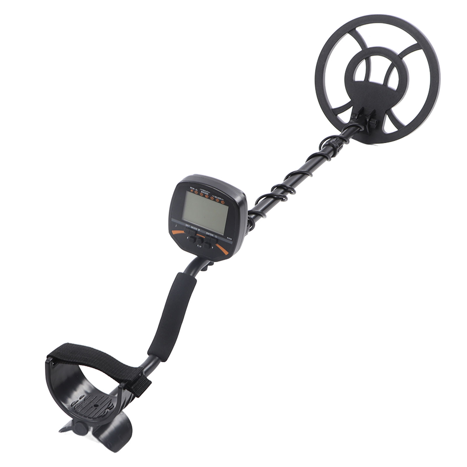Tragbarer Hand-metalldetektor Mit Lcd-display Für Den Untergrund, Inklusive Spulen-silberdetektor.
