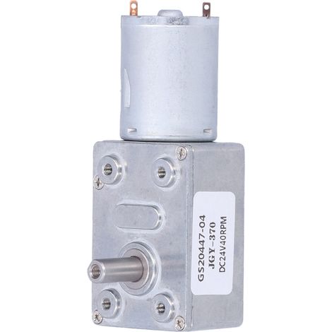 24-v-gleichstrom-schneckengetriebemotor Mit Regler, Mini-turbinengetriebe Mit Hohem Drehmoment Für Roboter Und Elektronische Schlösser, 24 V, 40 U/min