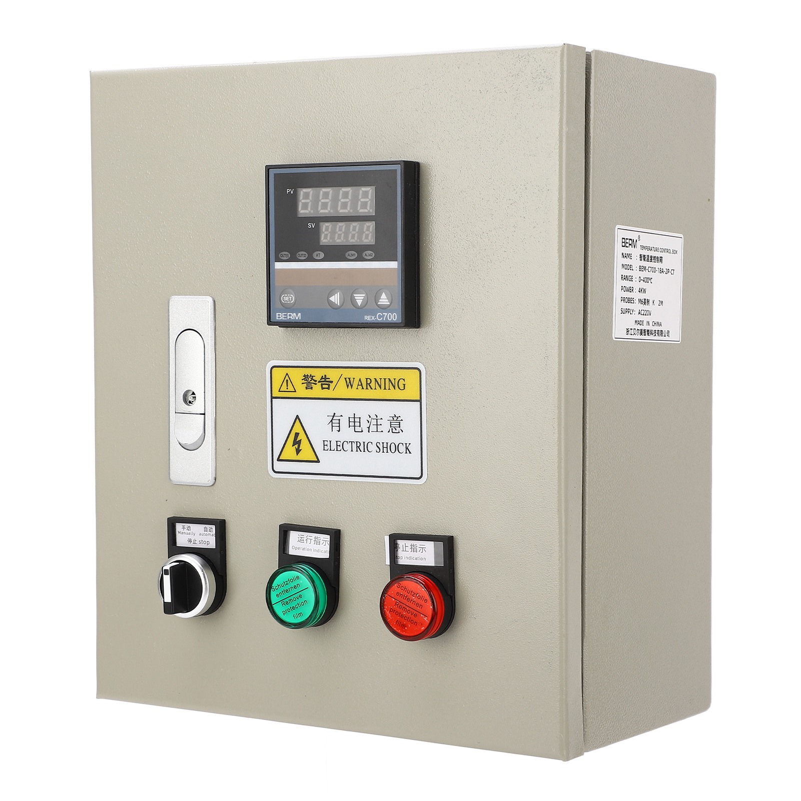 3-phasiger Pid-temperaturregler Mit Thermoelement, Intelligenter Temperaturregler, 4 Kw, 220 V Ac