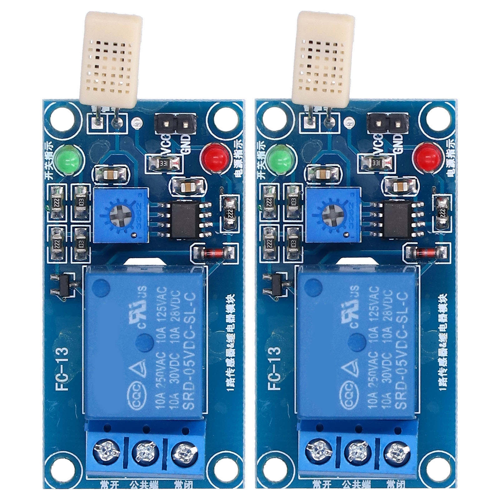 Stück Dc 5v Feuchtigkeitssensor-relais-schaltmodul-leiterplatten-feuchtigkeitsregelungs-schaltmodul Für Die Stromverteilung