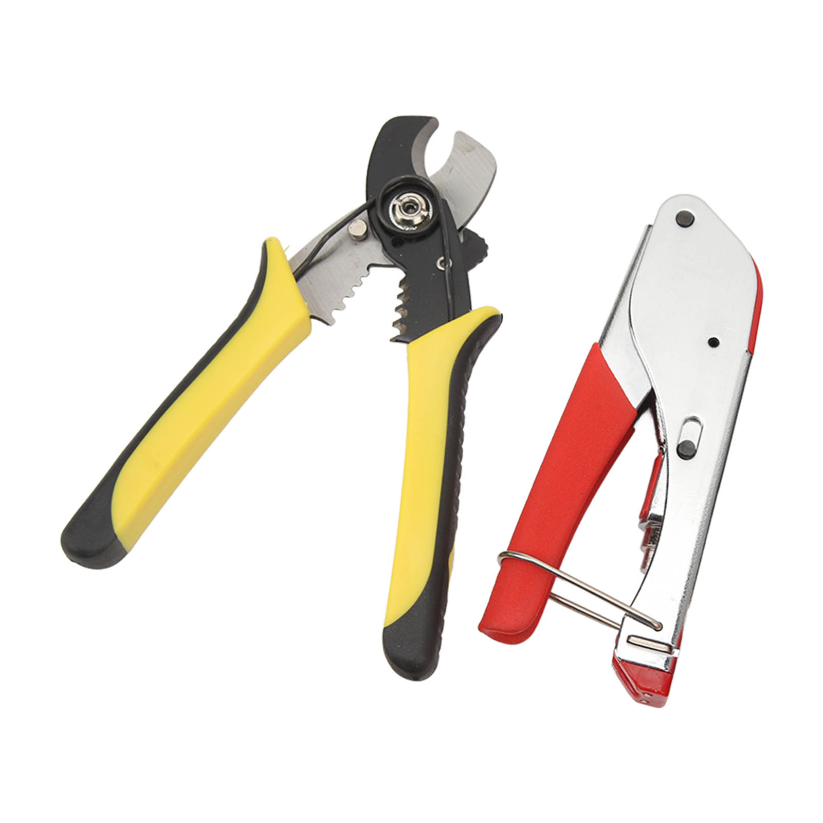 Rg59/rg6 Koaxialkabel-crimpwerkzeug-set Mit Abisolierzange, Schraubendreher-set Und Kompressionsverbinder