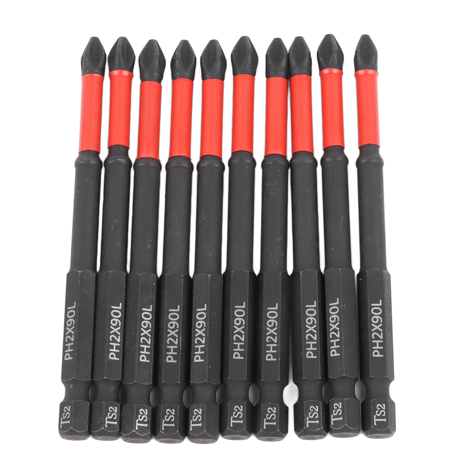 10-teiliges Set Kreuzschlitzschraubendreher-bits, Rutschfest, Schlagfest, Hochhart, Magnetisch