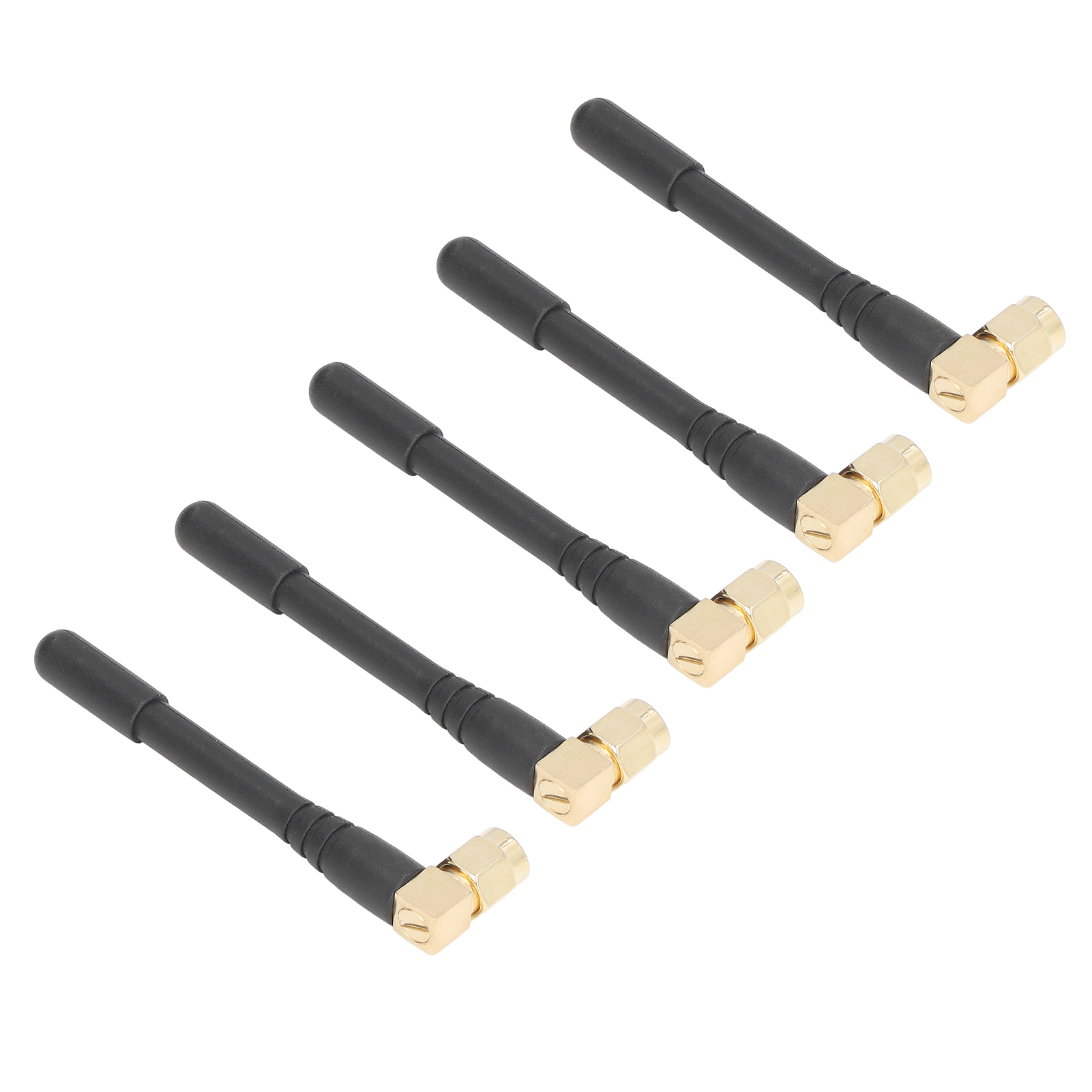 5 Stück Hochleistungsantenne Mit Sma-winkelstecker (männlich) Und Rundstrahlantenne Für Drahtlose Systeme