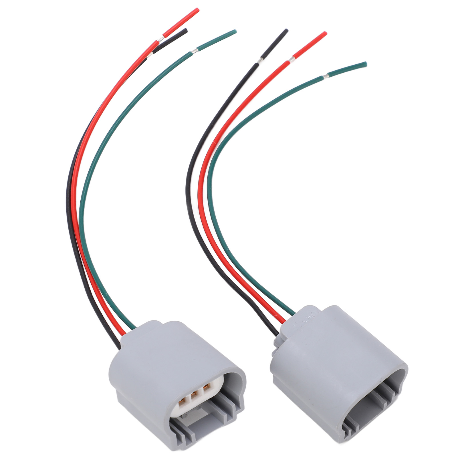 2 Stück H13‐2 Buchsenadapter-kabelbaum, Hochtemperaturbeständig, Ersatz-buchsen-kabelbaum