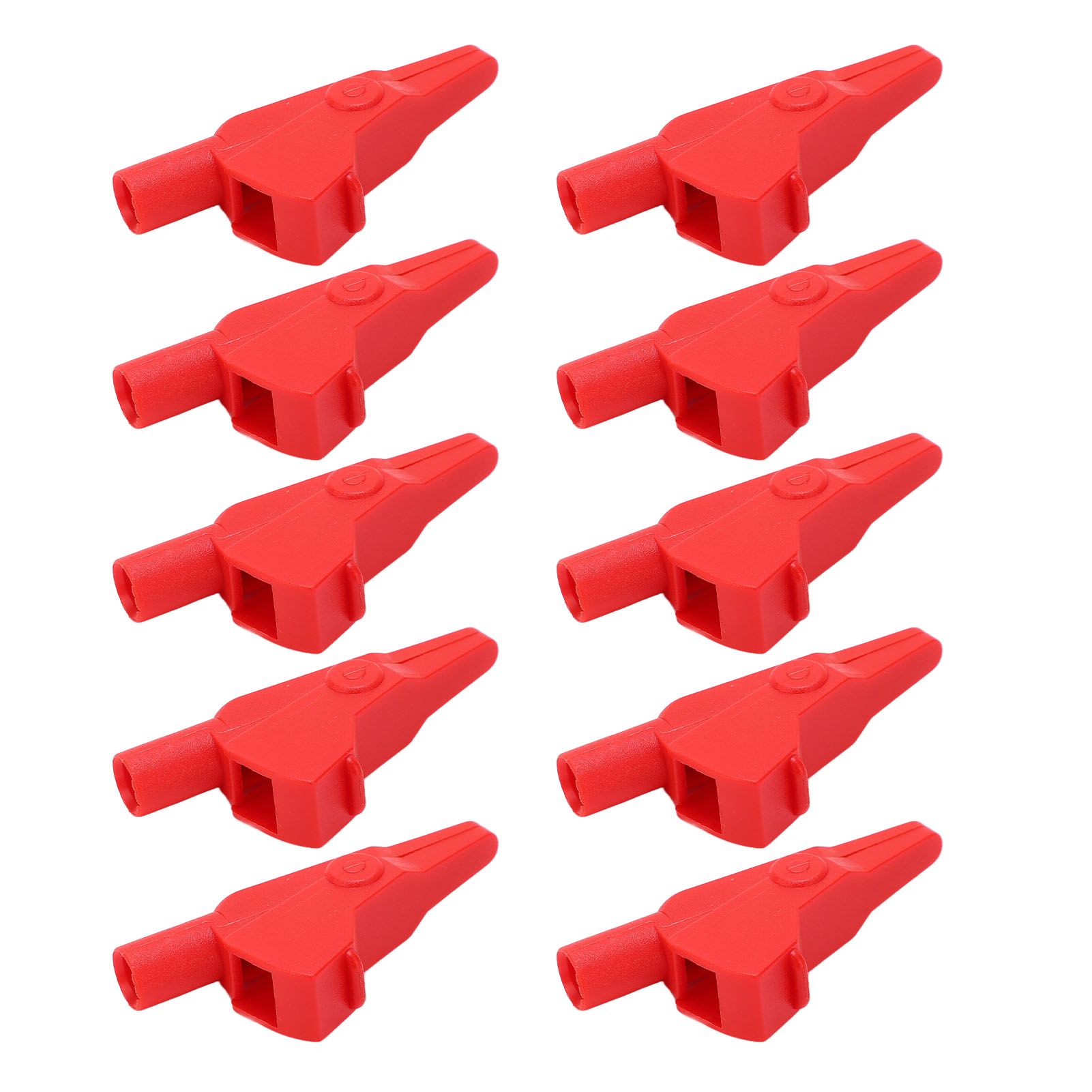 10 Stück J.60032 Bananenstecker, Vollständig Gekapselte Elektrische Prüfklemmen Mit 4-mm-klinkenstecker Für Elektronische Messgeräte, Rot
