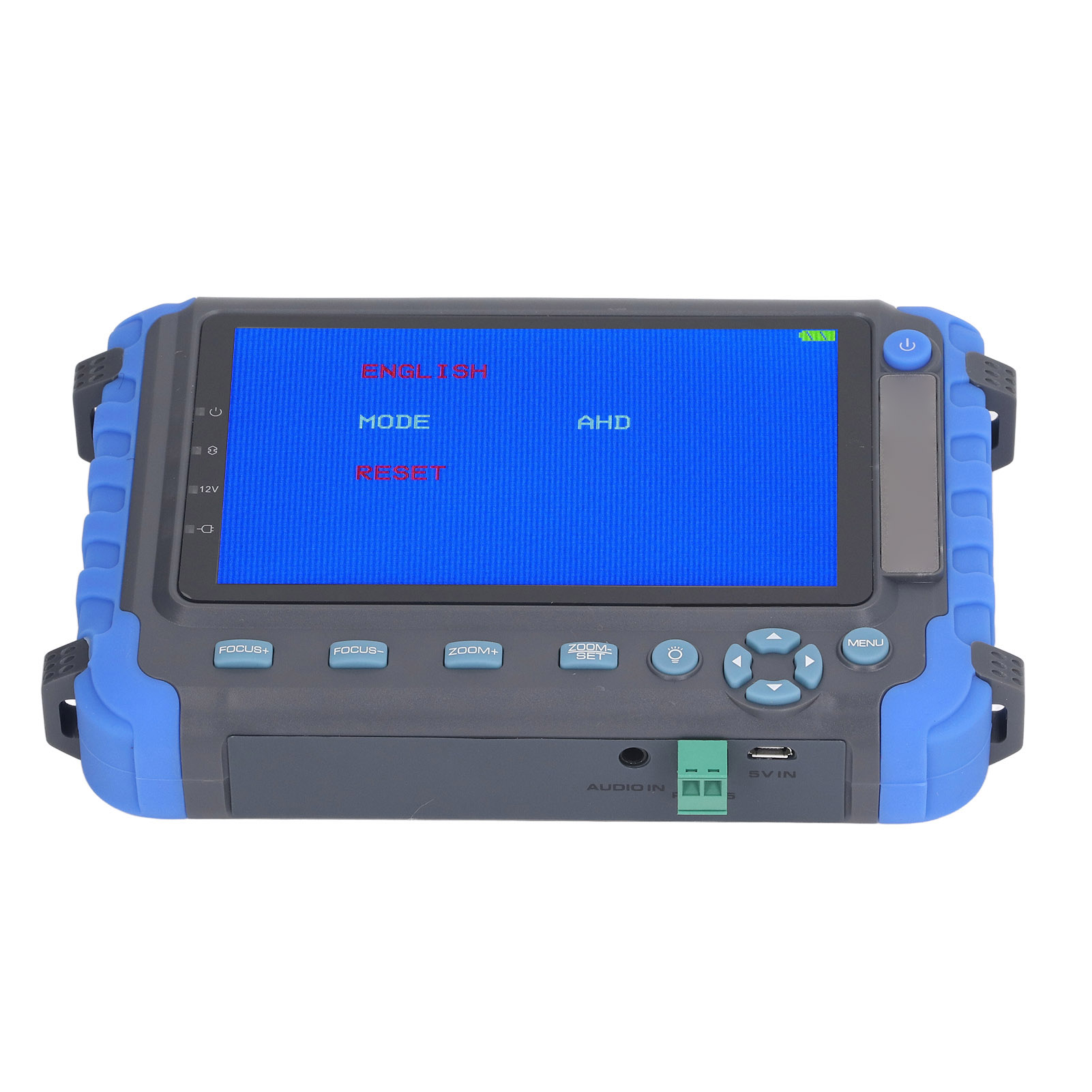 5-zoll-cctv-tester, Koaxial-hd-videomonitor-tester, 4-in-1-ahd-tvi-cvi-sicherheitsüberwachungskamera-tester, Unterstützt 8 Mp, 100–240 V, Eu-stecker