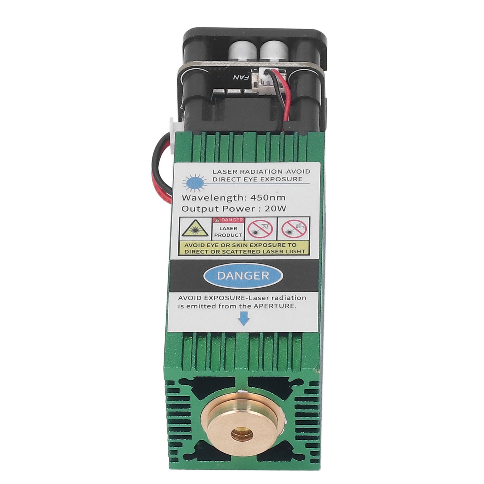 Lasermodul 450 Nm 5 W Optische Leistung Gravier- Und Schneidelaserkopf Zubehör Für Cnc Diy