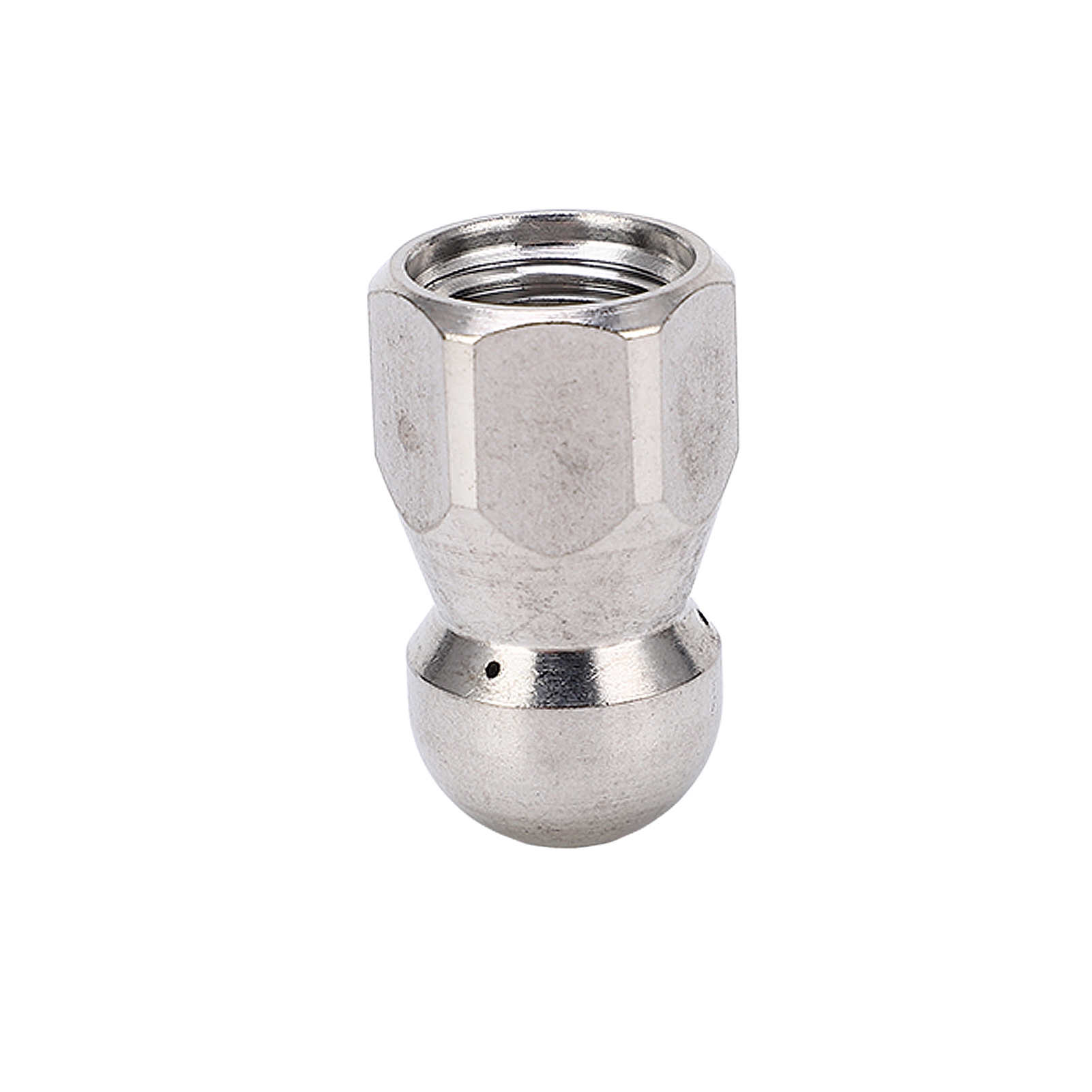 5000 Psi Hochdruckreiniger-düse, Rohrreinigungsdüse, Edelstahl-spüldüse, Kugelkopf, Vorne 1, Hinten 3 Löcher, G1/4 Zoll