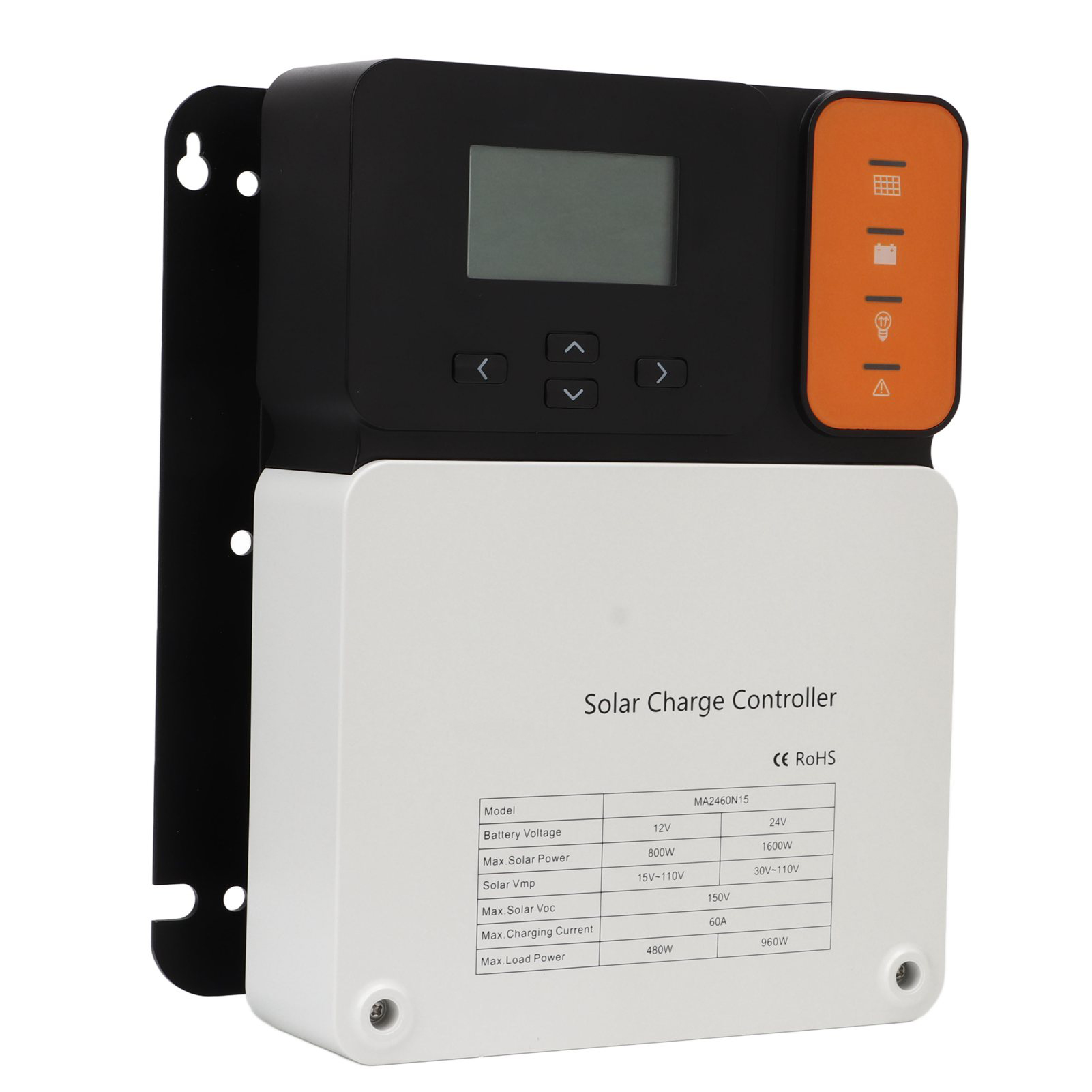Hocheffizienter Mppt-solarladeregler Für 12-v- Und 24-v-solarmodule, Geeignet Für Netzunabhängige Pv-systeme