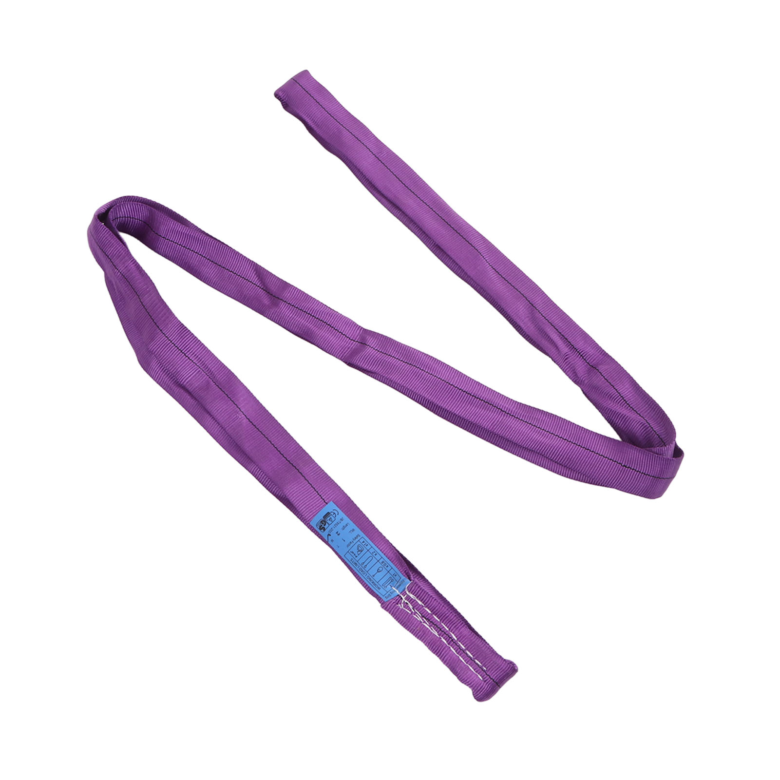 Flexibler, Violetter Polyester-hebegurt, 1 T Tragkraft (2205 Lb), 2 M Länge (6,56 Ft), Zum Heben, Abschleppen Und Tragen.