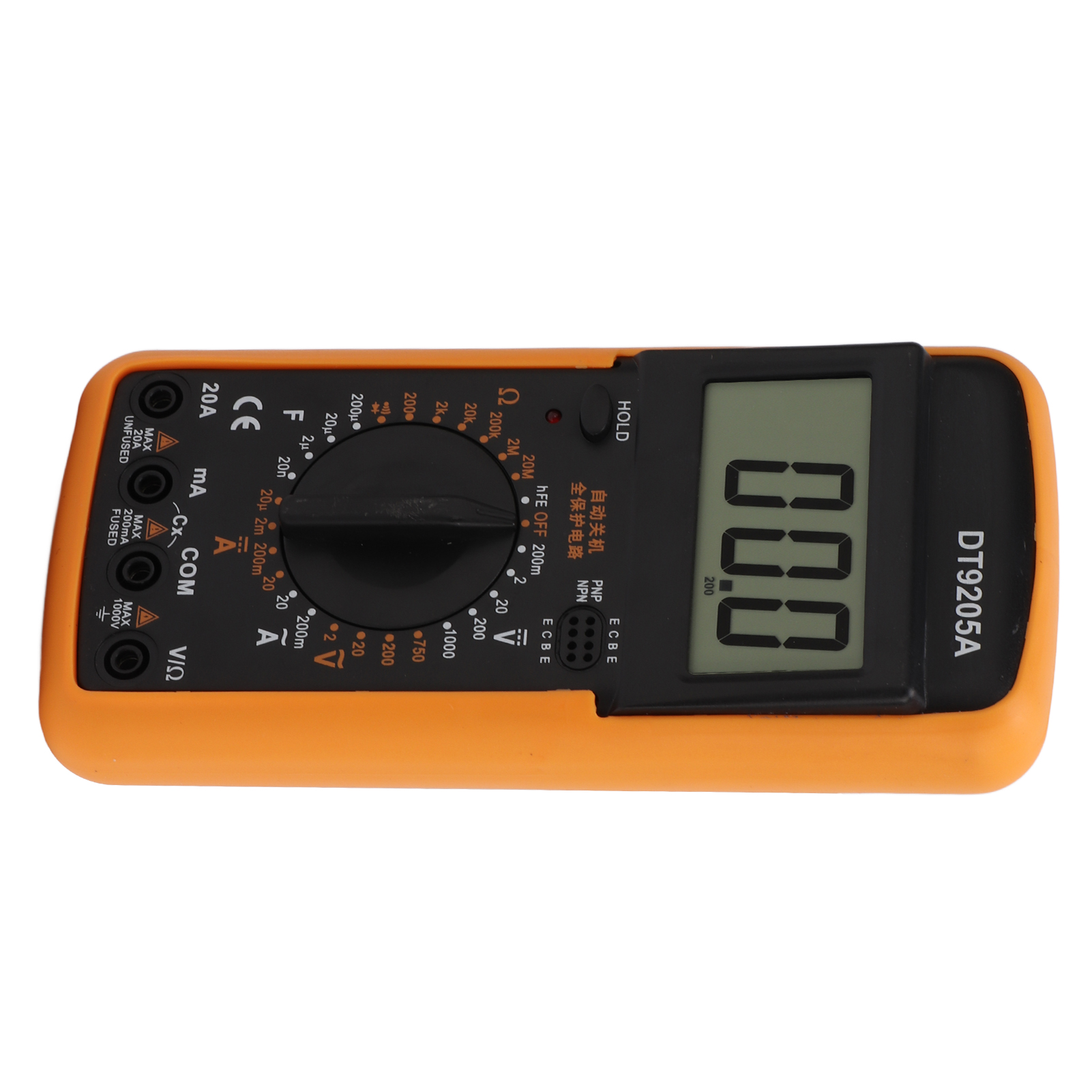 Dt9205a Digitales Universalmultimeter Mit Überlastschutz Und Hoher Genauigkeit Für Elektrische Prüfungen